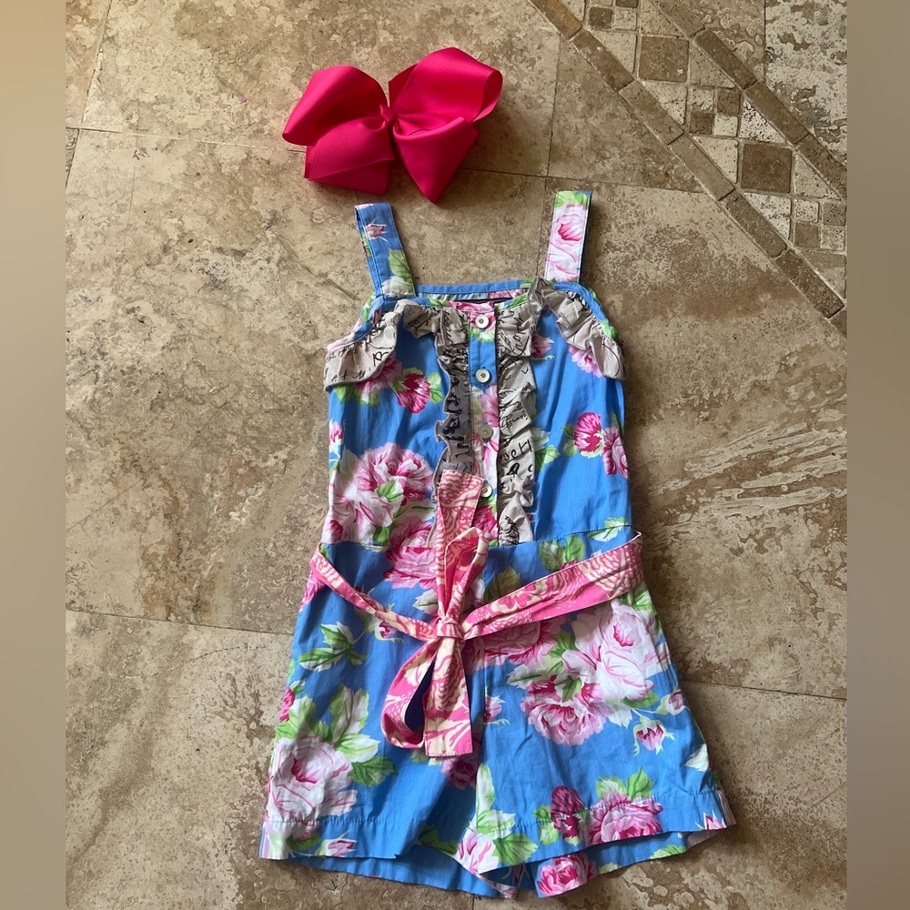 Mustard pie romper size 4/5